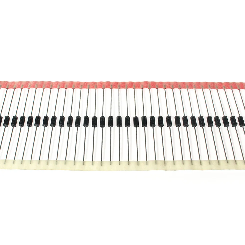 50PCS Diode Rectifier FR107 FR157 FR207 FR307 HER108 UF4007 DO-41 HER208 RL207 DO-15 A-3A 1KV Diodes Electronic Components