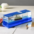 thumbnail image 1 of Fluid Cruise Ship Never Sink Rectangle Boy Birthday Gifts - Smooth Desktop Boat Model - Fluid Drift Bottle - Home Supplies, 1 of 8