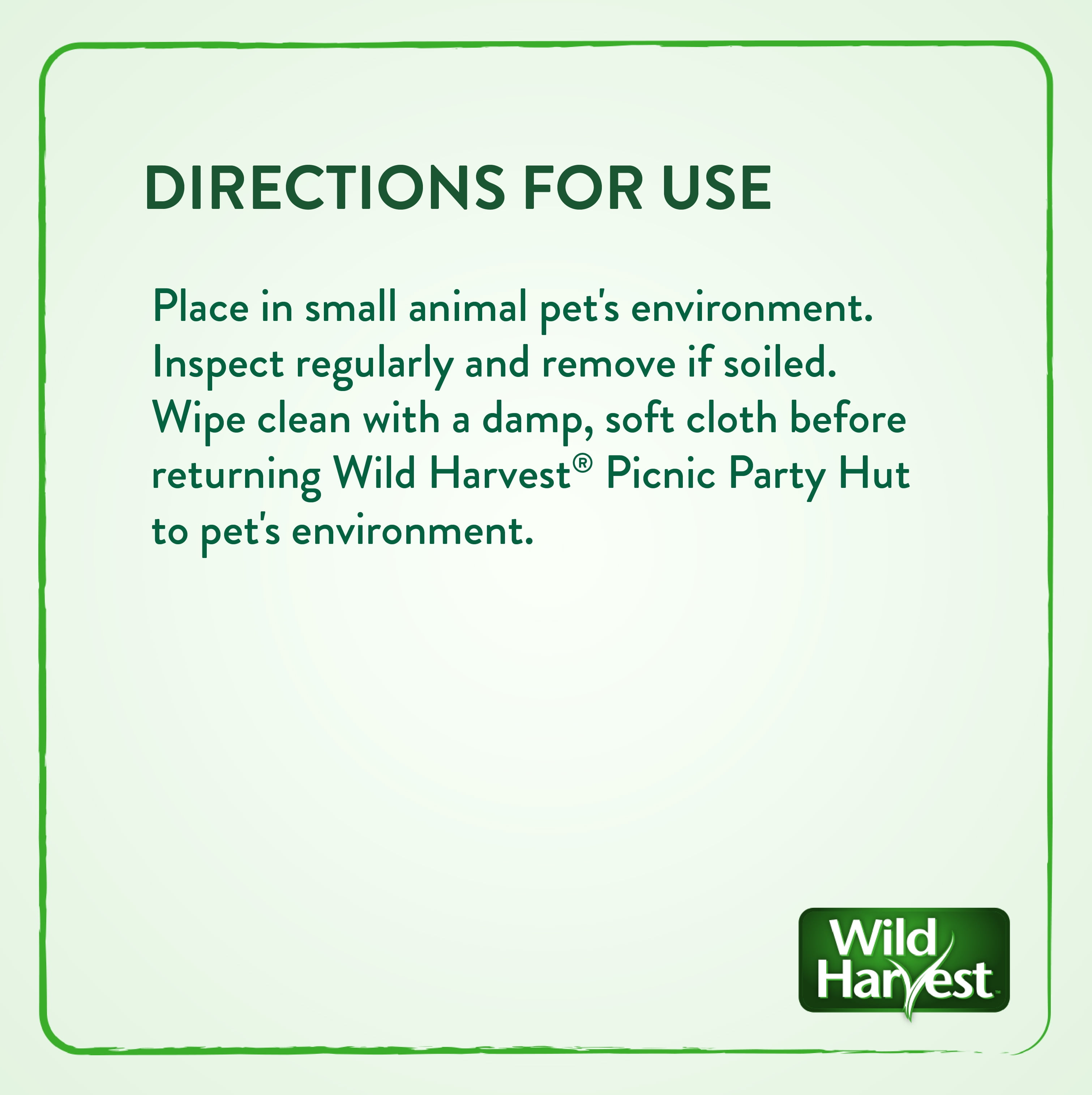 Wild Harvest Picnic Party Strawberry Hut for Small Animals, 9.84" x 9.84" x 5.91"