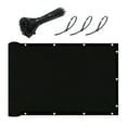 thumbnail image 3 of Jane Stone Fence Privacy Screen 3’X 10' Fence Commercial Shade Cover with Brass Grommets Heavy Duty Perfect for Outdoor Back Yard-Black, 3 of 7