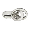 thumbnail image 6 of 11" x 5" Silver Ceramic Infinity Loop Abstract Sculpture, by DecMode, 6 of 11