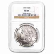 1890-O Morgan Dollar MS-64 NGC