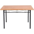 thumbnail image 3 of Costway 47" Table à Manger Cuisine Rectangulaire Moderne avec Table Spacieuse et Pieds en Acier, 3 of 6