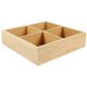 thumbnail image 4 of Divided Serving Case for Storage Safe Light Yellow 4 Compartment Snack Organizer, 4 of 4