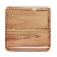 thumbnail image 1 of Hearth & Gear Wood Coffee Tray Household Bread Tray Rectangular Tray Japanese Cake Plate Solid Wood Dessert Plate 20×20cm Baking Silicone Sheets for Oven Sheets for Baking 6 Wire Cooking Racks Flip, 1 of 7