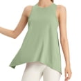 thumbnail image 2 of Workout Tank Tops Woman Crewneck Tie Back Sleeveless Shirt Athletic Open Back Yoga Gym Tanks Summer Outfits, 2 of 6