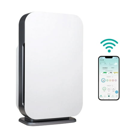 

Alen BreatheSmart 45i Air Purifier with Odor True HEPA filter for Allergens Pet Diaper and other Unwanted Odors - 800 SqFt