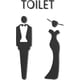 thumbnail image 1 of Letrero de baño, letrero de baño, letrero de puerta para mujeres y hombres, símbolos de baño para hombres y mujeres, letrero de baño, letrero de puerta de baño para hombres y mujeres, letrero de baño,, 1 of 5