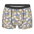 thumbnail image 5 of Uemuo Cute Rabbit Pattern Men's Boxer Briefs,Trunk Anti-Chafing,Comfortable, Durable, and Stylish Underwear-Small, 5 of 9