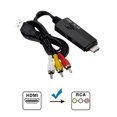 thumbnail image 1 of ddioayh Clearance 1080P to 3 AV Video Audio Cable Converter Adapter For HDTV DVD, 1 of 3