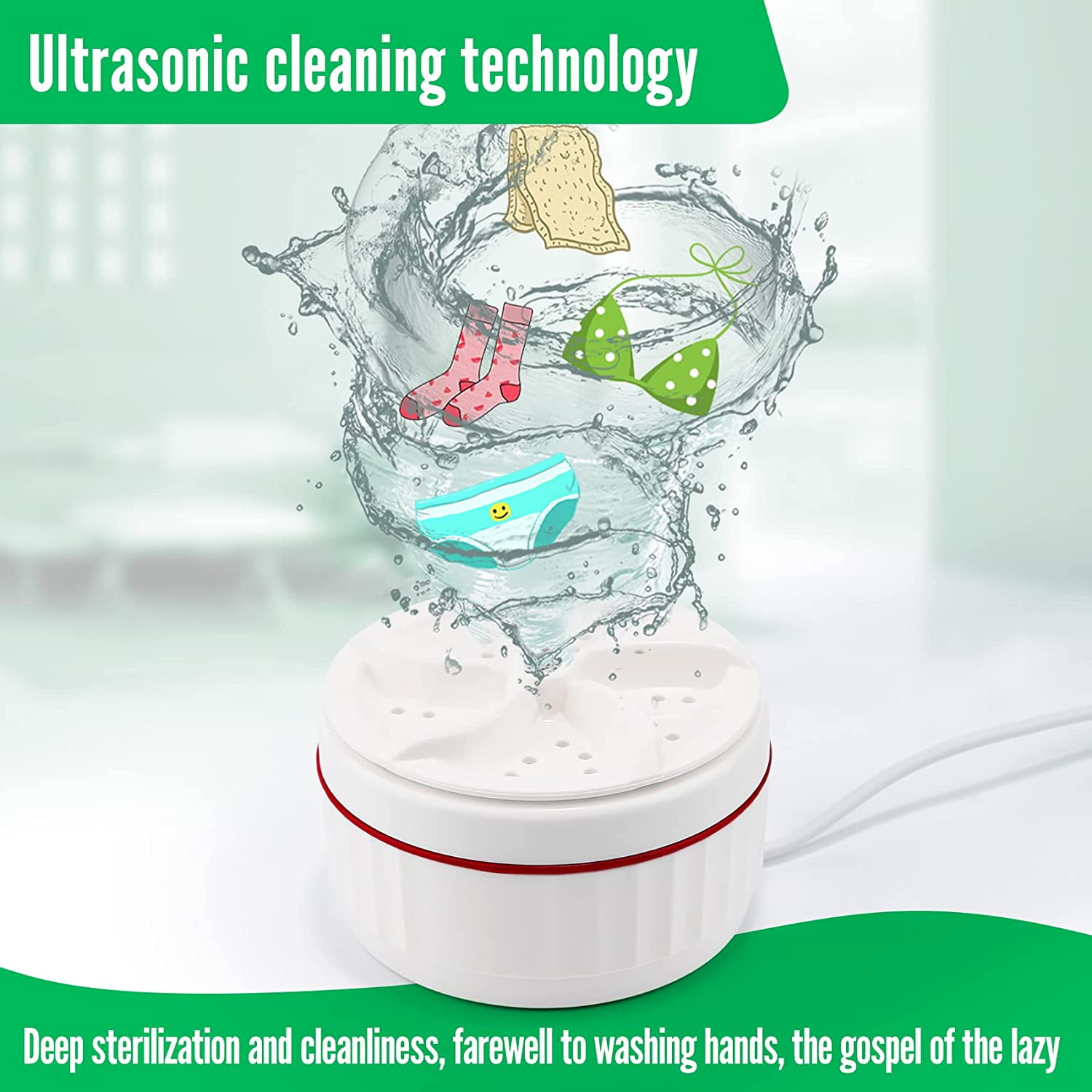 Portable Washing Machine;Mini Washing 3in1 Dishwashers,Portable Washer Dryer, Washer And Dryer Combo,USB Powered,Washer For Sink Tiny House Travel RV(No Ultrasonic Sterilization)