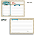 thumbnail image 3 of Bridal Recipe Cards Double-Sided Kitchen Recipe Cards Sage Green Recipe Cards Notecards for Wedding, 3 of 5