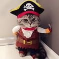 thumbnail image 1 of Polyester Cute Durable Pet Pirate Costume Dress Up for Cats Dogs  Fun, 1 of 7