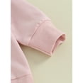 thumbnail image 6 of Liacowi Baby Boys Girls Halloween Outfits 3 6 12 18 24 Months Infant Autumn Winter Sweatshirts Long Sleeve Round Neck Letter Print Pullovers Infant Fall Loose Fit Tops, 6 of 8