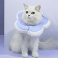 thumbnail image 3 of Flmtop Fleur Forme Conception Anti-Morsure Anti-Léchage Cou Chat Chien Cercle Protecteur Collier Rose, 3 of 8