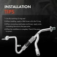 thumbnail image 6 of A-Premium A/C Liquid Line Hose Assembly Compatible with Ford Escape Mercury Mariner 2005-2007 Mazda Tribute 2005-2006 2.3L 3.0L, Condenser to Evap, Without Orifice Tube, 6 of 8