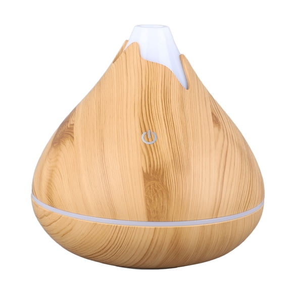 Humidificador USB De Escritorio, Humidificador Funcional Multifuncional De Grano De Madera DC 5V De Poco Ruido 350ml Para Oficina
