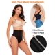 thumbnail image 3 of Tanga moldeador de control de abdomen para mujeres, bragas moldeadoras sin costuras, ropa interior moldeadora (01# Negro, juego de 2 piezas, Grande), 3 of 5