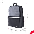 thumbnail image 2 of Mochila Techzone Modelo Glad Porta Laptop 15.6 Pulgadas Color Gris Oscuro, 2 of 9