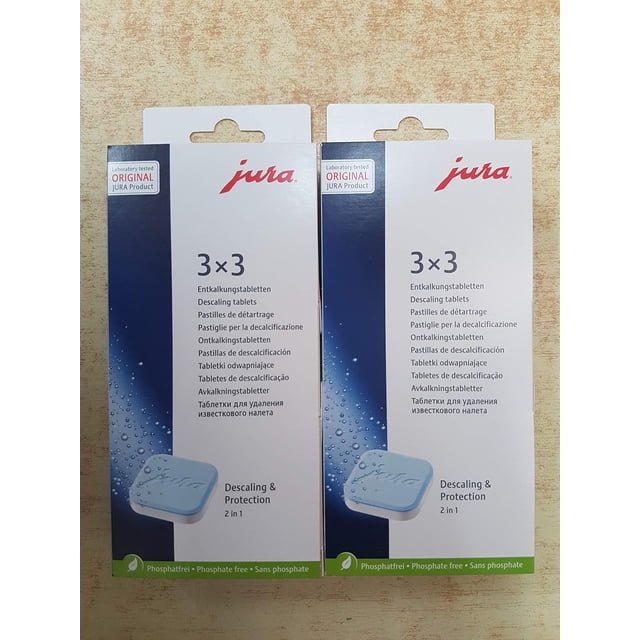 Tabletas descalcificantes Jura para todas las máquinas Jura, 18 tabletas