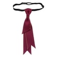 thumbnail image 4 of Corbata de hombre Salvador Esquina cóncava roja, 4 of 9