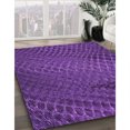 thumbnail image 3 of Ahgly Company Machine Washable Indoor Round Transitional Bright Purple Area Rugs, 7' Round, 3 of 7