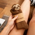 thumbnail image 5 of Animal Socks for Women,3D Knit Funny Hug Sloth Striking Animal Aocks for Kids,Hand Soft Breathable Cotton Socks (Rabbit), 5 of 7
