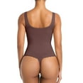 thumbnail image 3 of FAHXNVB Shapewear for Women Lace Wide Straps Tummy Control Seamless Bodysuit Sculpting Slimming Thong Bodysuit Body Shaper, 3 of 4
