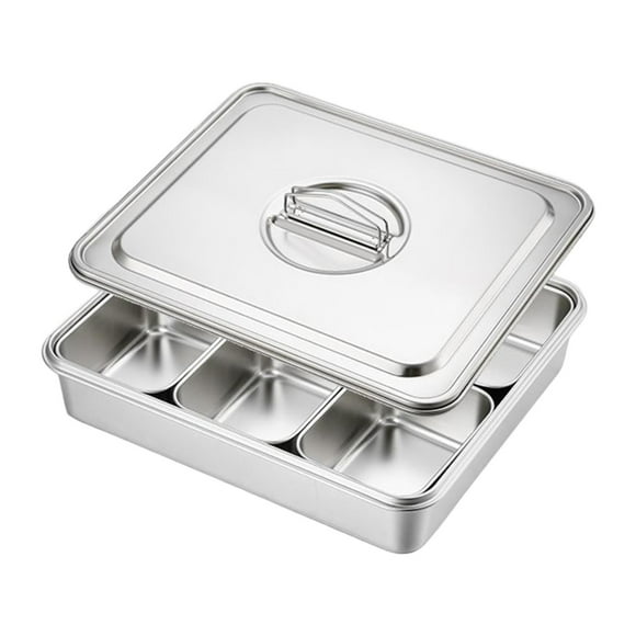 GROWTH TANK Chafing Dish Food Chafer Kitchen Dinners Buffet Server Chafing Buffet Chafer Set 6 Compartments