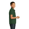 thumbnail image 3 of Port Authority Youth Core Classic Pique Polo-XL (Deep Forest Green), 3 of 6