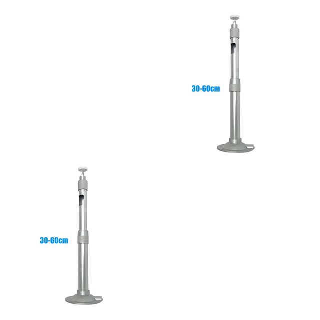 Soporte Universal Injueey Plata Soporte telescópico 30 a 60 cm 2Conjunto