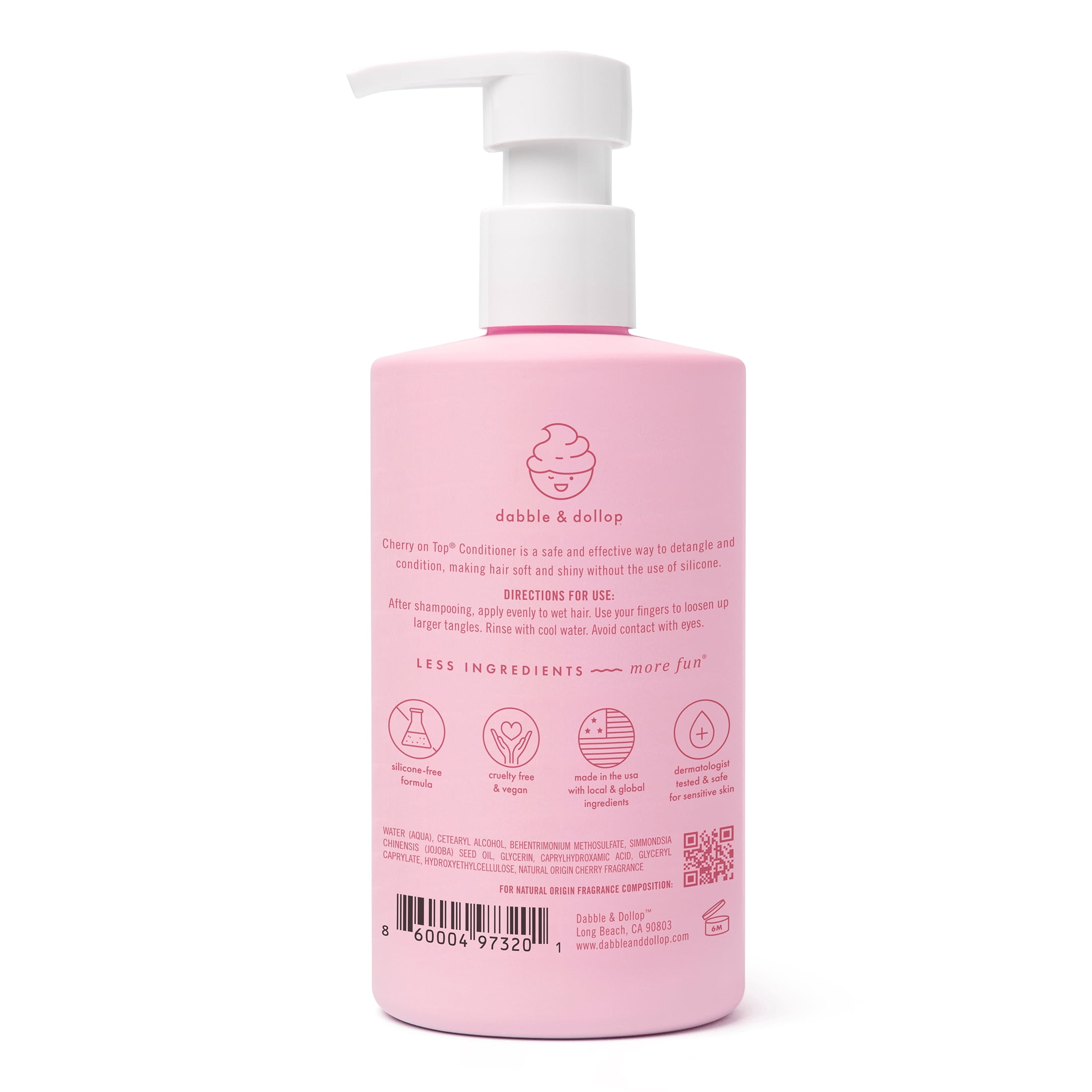 Dabble & Dollop Cherry on Top® Hair Conditioner, 10 fl oz