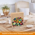 thumbnail image 5 of Colorful Of Circles Napkin Holder for Table Clear Napkin Stand Paper Holder Acrylic Organizer Dispenser Napkins for Dinner Kitchen Restaurant Room, 5 of 8