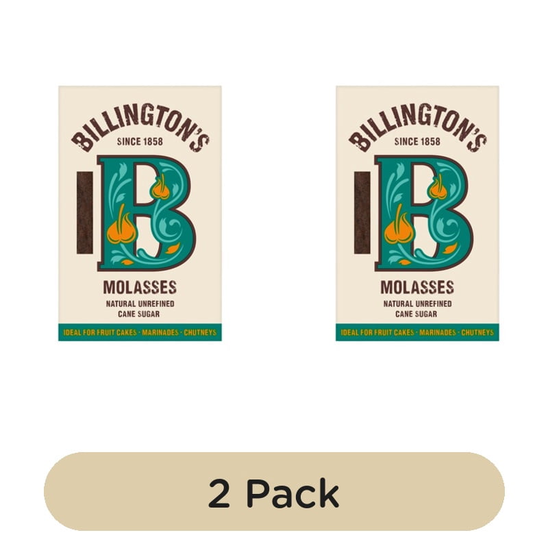 Billington's Molasses Sugar 500g, British Import (Pack of 2)