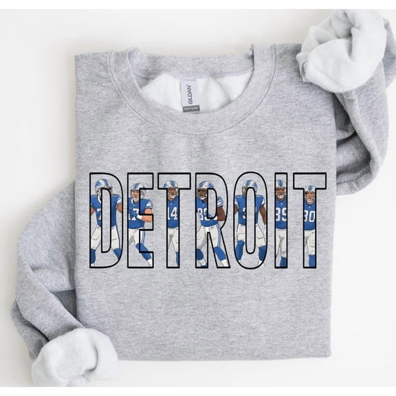 Vintage Detroit Football Sweatshirt, Lions Fan Gear