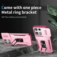 thumbnail image 6 of For Motorola Moto G 5G 2025/ Moto G Play 5G 20205 Case, Sliding Camera Lens Cover Military Grade Protection Stand Bracket Bumper Rugged TPU PC Phone Case for Motorola Moto G Power 2025,Pink, 6 of 8