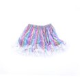 thumbnail image 4 of Conjunto de falda arcoíris con alas de unicornio para fiesta infantil, accesorios para vestido de fiesta de cumpleaños de princesa, 4 of 4