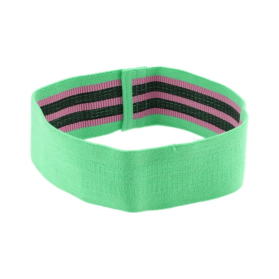 Unique Bargains 1 Pc Yoga Elastic Resistance Band for Stretching 14.17"x3.15" Green