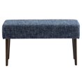 thumbnail image 3 of Banc compact de mi-siècle, bleu, 3 of 6