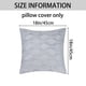 thumbnail image 5 of Funda de almohada decorativa de 2 piezas de terciopelo suave REGALWOVEN para dormitorio y sala de estar Gris-1 18" x 18", 5 of 6