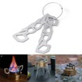 thumbnail image 2 of Extérieur Camping Alcool Poêle Cross Bracket Pot Brûleur Support en Acier Inoxydable, 2 of 8
