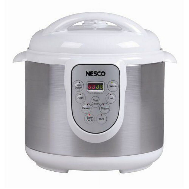 Nesco PC6-14 - Pressure cooker - 6.3 qt - 1 kW - white 