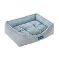 thumbnail image 3 of Sam's Pets Arlo® Large Blue Plaid Dog Bed, 3 of 4
