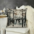 thumbnail image 2 of YINGXI Winter Decorative Throw Pillow Covers, Christmas Outdoor Pillowcase, Get Cozy Cushion Case Home Decor 24x24in, 2 of 5