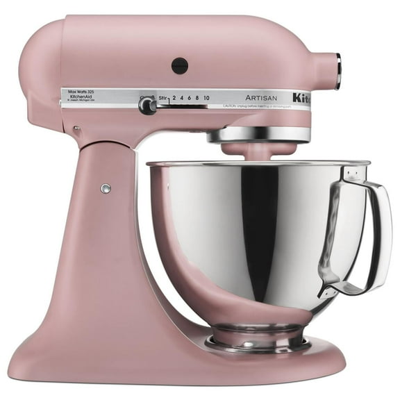 KitchenAid Artisan Series 5-Quart Tilt-Head Stand Mixer, Dried Rose, KSM150PS