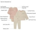 thumbnail image 3 of Bliss by Garanimals Baby Girls Jacket, Bodysuit and Leggings Set, 3-Piece, Sizes 0M-12M, 3 of 4