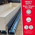 Conveyor Rails- Heavy Duty Flow Rail 5′ Long Skate Wheel Conveyor, T2 ...