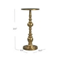 thumbnail image 3 of Butler Specialty Company Darien Metal Pedestal Side Table - Antique Gold, 3 of 5
