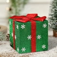 thumbnail image 5 of Green Christmas Gift Box Decoration Ornament Christmas Tree Scene Setup Holiday Dress Up Supplies for Christamas, Party Decor, 5 of 6
