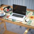 thumbnail image 3 of Long Mouse Pads for Desk,Pioneer Flower Floral Print Pattern Desk Mats on Top Of Desks, Desk Mouse Pad Extra Large with 3mm Non-Slip Base and Stitched Edge for Gaming,Office,Work,Home 35.4"x15.7", 3 of 6